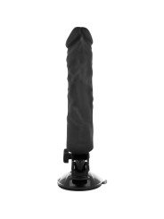BASECOCK - VIBRADOR REALÍSTICO CONTROL REMOTO NEGRO 21 CM -O- 4 CM