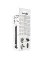 BASECOCK - CONTROLE REMOTO VIBRADOR REALÍSTICO PRETO 21 CM -O- 4 CM