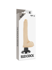 BASECOCK - REALISTISCHE VIBRATOR 2-1 NATUURLIJK 18,5 CM -OF- 4 CM