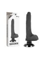 BASECOCK - VIBRATEUR RÉALISTE 2-1 NOIR 18.5 CM -O- 4 CM