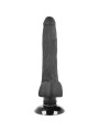 BASECOCK - VIBRATEUR RÉALISTE 2-1 NOIR 18.5 CM -O- 4 CM