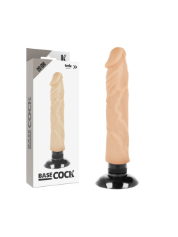 BASECOCK - REALISTISCHER VIBRATOR 2-1 NATÜRLICH 20 CM -O- 4 CM