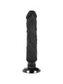 BASECOCK - VIBRATEUR RÉALISTE 2-1 NOIR 20 CM -O- 4 CM