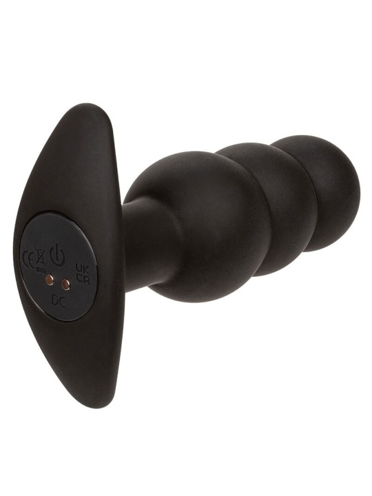 CALEXOTICS - ROCK BOTTOM PLUG ANAL CON CUENTAS 10 VIBRACIONES SILICONA