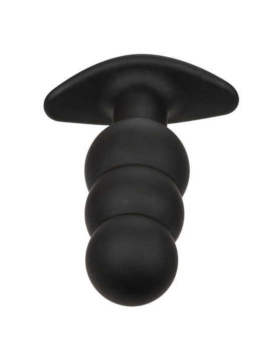 CALEXOTICS - ROCK BOTTOM PERLINE TAPPO ANALE 10 VIBRAZIONI SILICONE NE