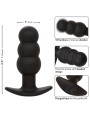 CALEXOTICS - ROCK BOTTOM BEADED ANAL PLUG 10 VIBRATIONS SILICONE BLACK