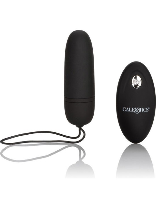 CALEXOTICS - HUEVO VIBRADOR DE SILICONA CON MANDO NEGRO
