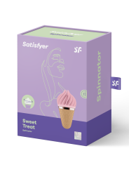 SATISFYER - ZOETE TRAKTATIE SPINNATOR BRUIN & ROZE