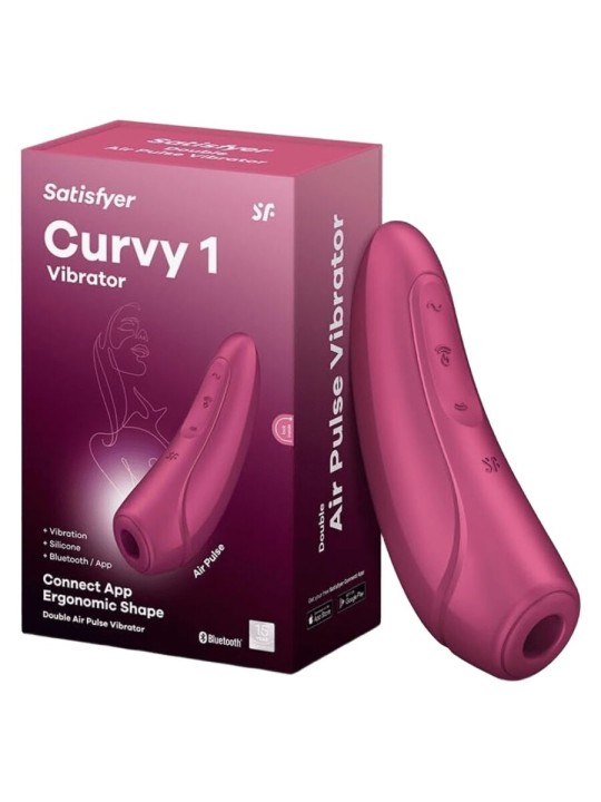 SATISFYER - CURVY 1 ROZE ROOD