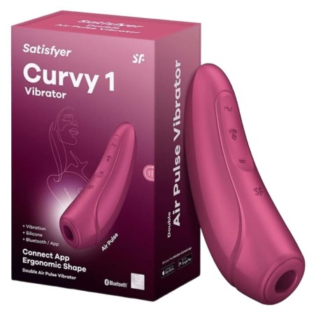SATISFYER - CURVY 1 ROZE ROOD