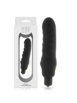 DOLCE VITA - GENIALE SILICONEN VIBRATOR ZWART