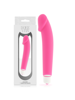 DOLCE VITA - REALISTISCHE ROZE SILICONEN VIBRATOR