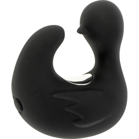 BLACK&SILVER - DEDAL PATO ESTIMULADOR DE SILICONA RECARGABLE DUCKYMANI
