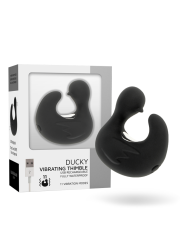 BLACK&SILVER - DÉ À DÉS À CANARD RECHARGEABLE EN SILICONE STIMULANT DU