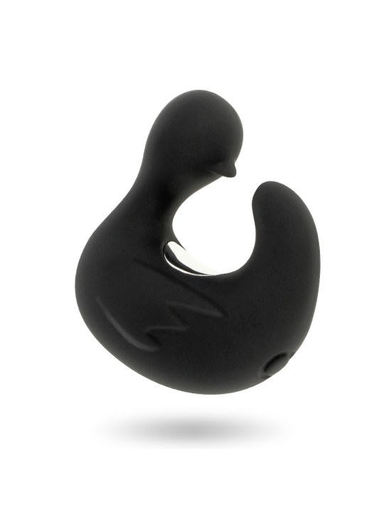 BLACK&SILVER - DÉ À DÉS À CANARD RECHARGEABLE EN SILICONE STIMULANT DU