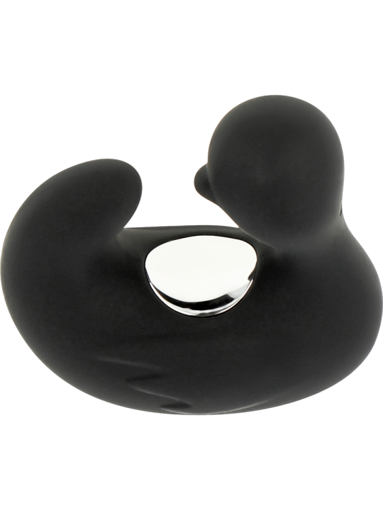 BLACK&SILVER - DÉ À DÉS À CANARD RECHARGEABLE EN SILICONE STIMULANT DU