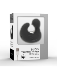 BLACK&SILVER - DÉ À DÉS À CANARD RECHARGEABLE EN SILICONE STIMULANT DU