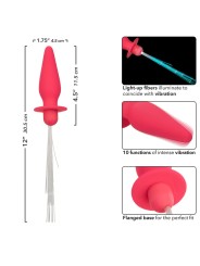 CALEXOTICS - SOUTHERN LIGHTS LIGHT UP ANAL PLUG 10 VIBRAÇÕES SILICONE 