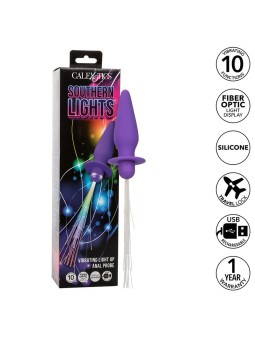 CALEXOTICS - SOUTHERN LIGHTS LIGHT UP ANAL PLUG 10 VIBRAÇÕES SILICONE 