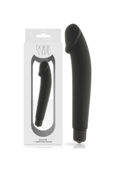 DOLCE VITA - REALISTISCHE SILICONEN VIBRATOR ZWART