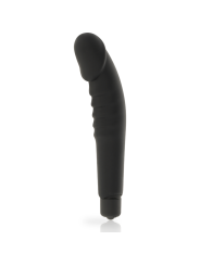 DOLCE VITA - REALISTIC PLEASURE VIBRADOR SILICONA NEGRO