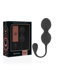 RITHUAL - NISHA RECHARGEABLE VIBRATING KEGEL BALLS BLACK