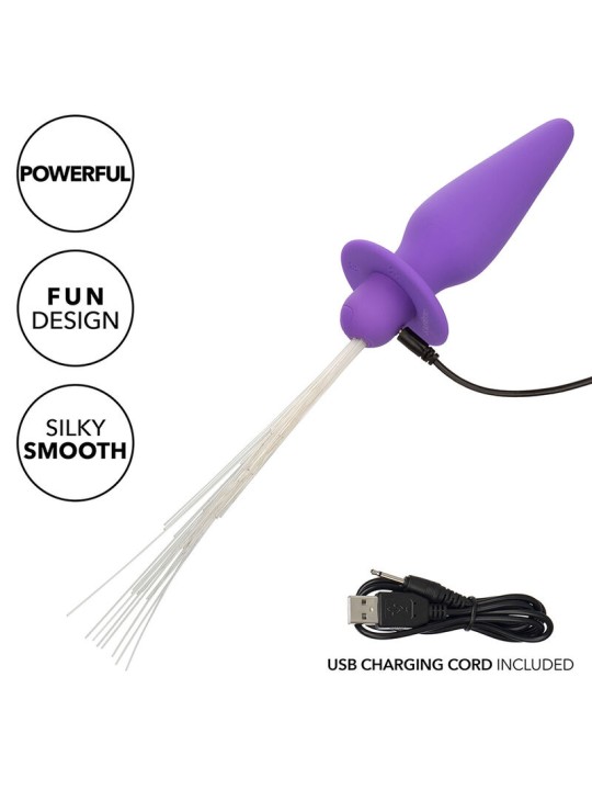 CALEXOTICS - SOUTHERN LIGHTS LIGHT UP ANAL PLUG 10 VIBRATIONS SILICONE