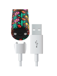 CUSTOM BULLETS - FLORAL RECHARGEABLE BULLET 10 INTENSITIES