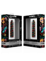 CUSTOM BULLETS - FLORAL RECHARGEABLE BULLET 10 INTENSITIES