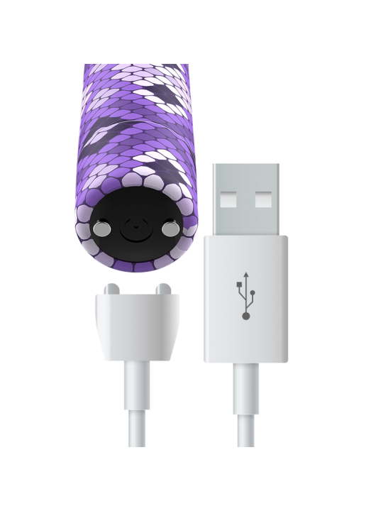 CUSTOM BULLETS - LILAC SNAKE OPLAADBARE KOGEL 10 INTENSITEITEN