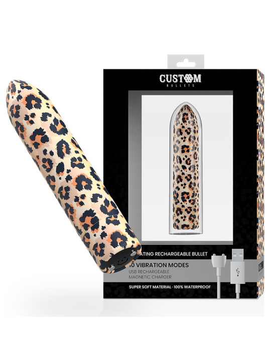 CUSTOM BULLETS - LEOPARD OPLAADBARE KOGEL 10 INTENSITEITEN