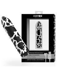 CUSTOM BULLETS - BALA RECARGABLE COW 10 INTENSIDADES