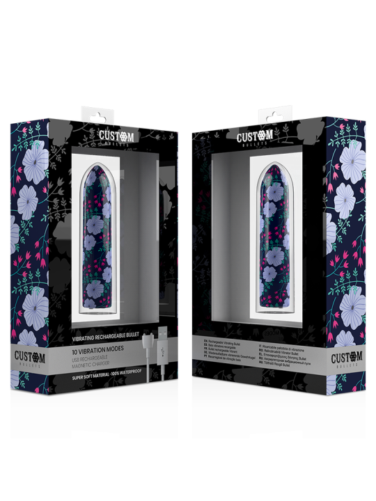 CUSTOM BULLETS - BALA RECARGABLE SPRING 10 INTENSIDADES