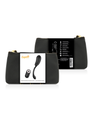 COQUETTE CHIC DESIRE - OEUF VIBRANT TÉLÉCOMMANDE RECHARGEABLE NOIR/OR