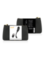 COQUETTE CHIC DESIRE - OEUF VIBRANT TÉLÉCOMMANDE RECHARGEABLE NOIR/OR