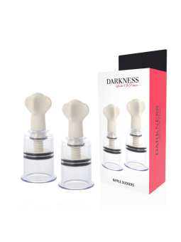 DARKNESS - TRANSPARENTER NIPPELSAUGER 5CM DURCHMESSER