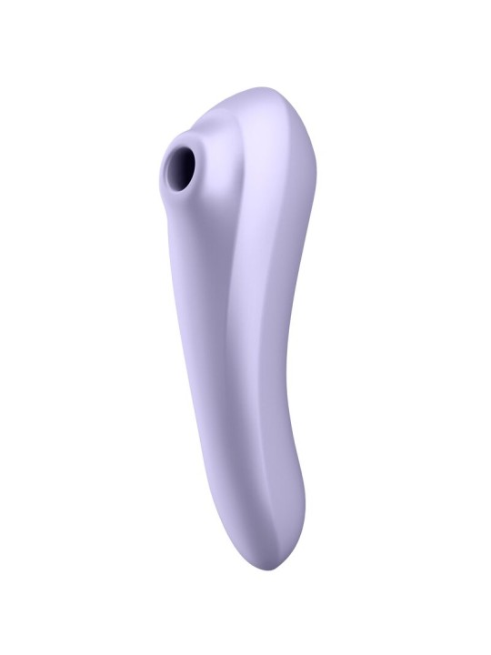 SATISFYER - DUAL PLEASURE AIR PULSE VIBRATOR MAUVE