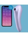 SATISFYER - VIBRADOR DE PULSO DE AR DUAL PLEASURE MALVA