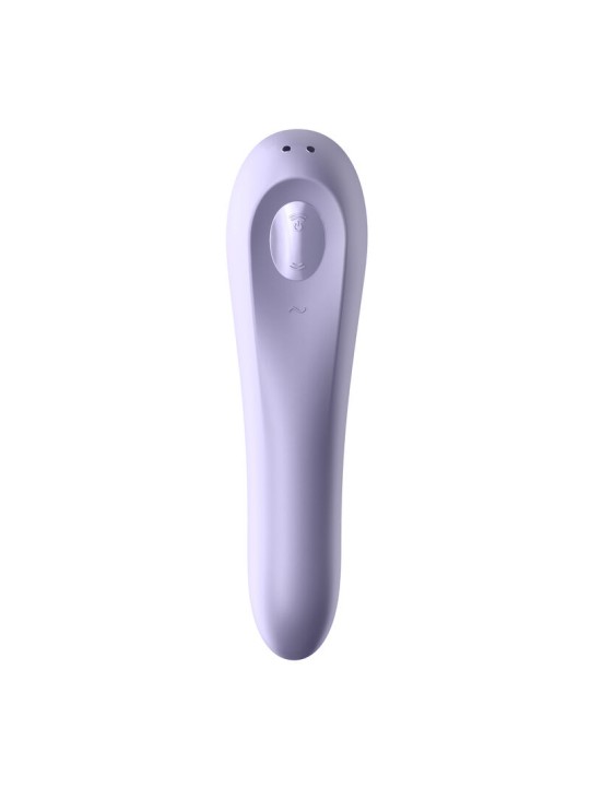 SATISFYER - DUAL PLEASURE AIR PULSE VIBRATOR MAUVE