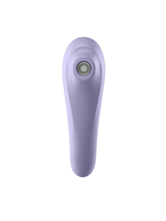 SATISFYER - VIBRATEUR DUAL PLEASURE AIR PULSE MAUVE