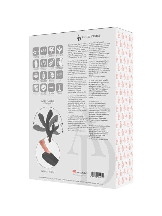 ANNE'S DESIRE - RABBIT TECNOLOGIA DE CONTROLE REMOTO A WATCHME PRETO