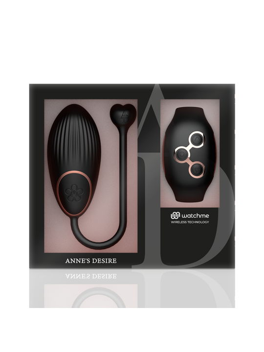 ANNE'S DESIRE - EGG TECHNOLOGIE DE TÉLÉCOMMANDE WATCHME NOIR/OR
