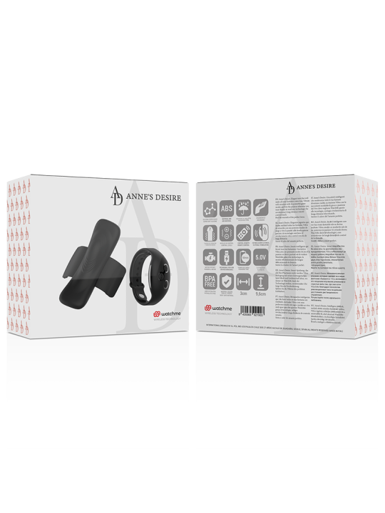 ANNE'S DESIRE - PANTY PLEASURE TECNOLOG A WATCHME BLACK