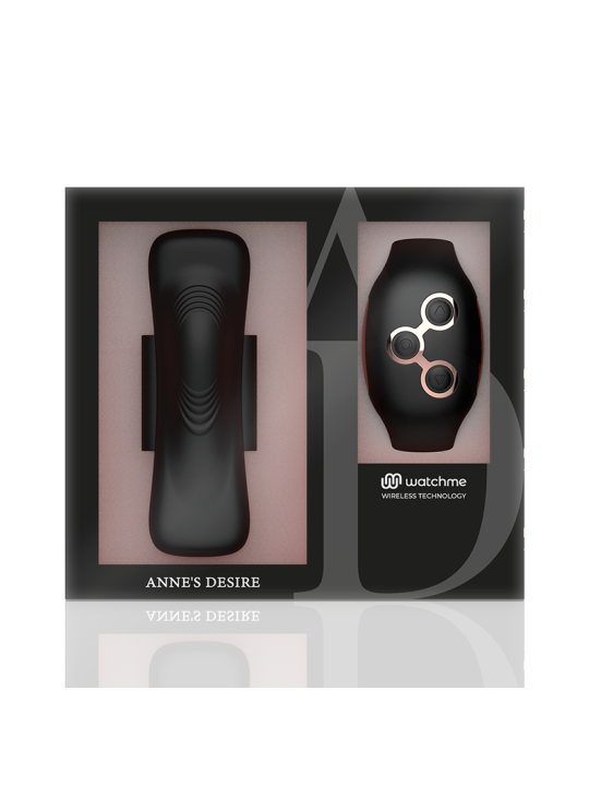 ANNE'S DESIRE - PLEASURE PANTY WATCHME TECHNOLOGIE ZWART/GOUD