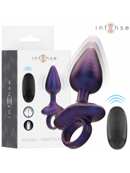 INTENSE - MICHAEL VIBRADOR ANAL PLUG MODELO 2 CONTROLE REMOTO