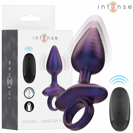 INTENSE - MICHAEL VIBRIERENDER ANALSTECKER MODELL 2 FERNBEDIENUNG