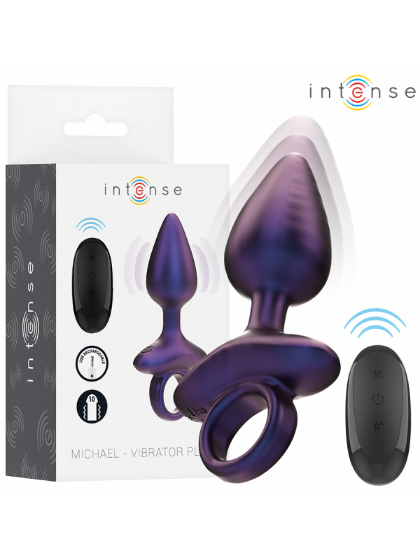 INTENSE - MICHAEL VIBRANTE ANAL PLUG MODELLO 2 TELECOMANDO