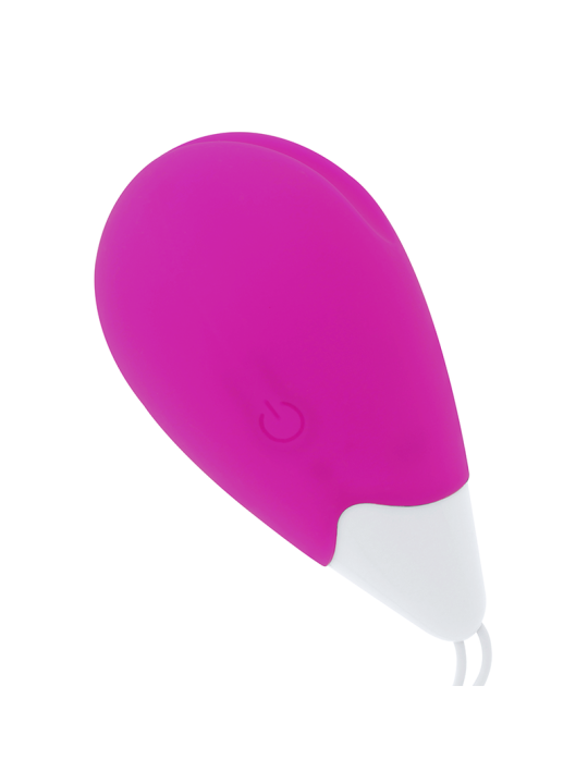 OHMAMA - HUEVO VIBRADOR 10 MODOS LILA Y BLANCO