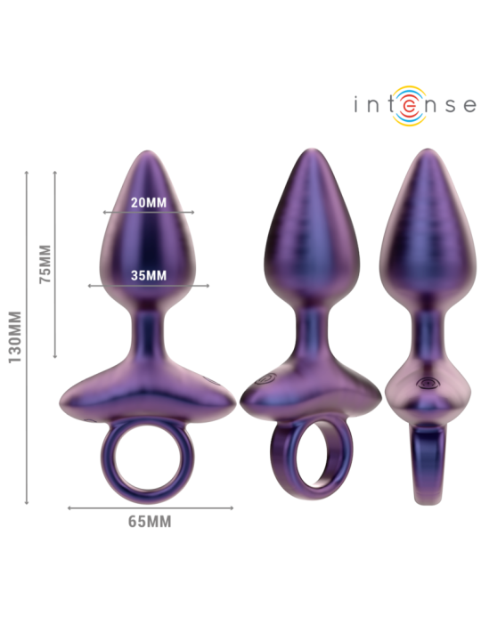 INTENSE - MICHAEL VIBRIERENDER ANALSTECKER MODELL 2 FERNBEDIENUNG