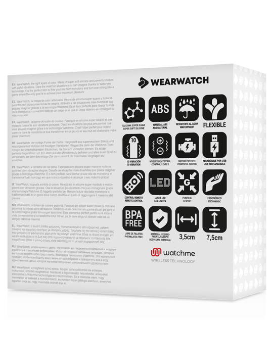 WEARWATCH - WATCHME-TECHNOLOGIE FERNBEDIENUNG EIBLAU / AQUAMARIN